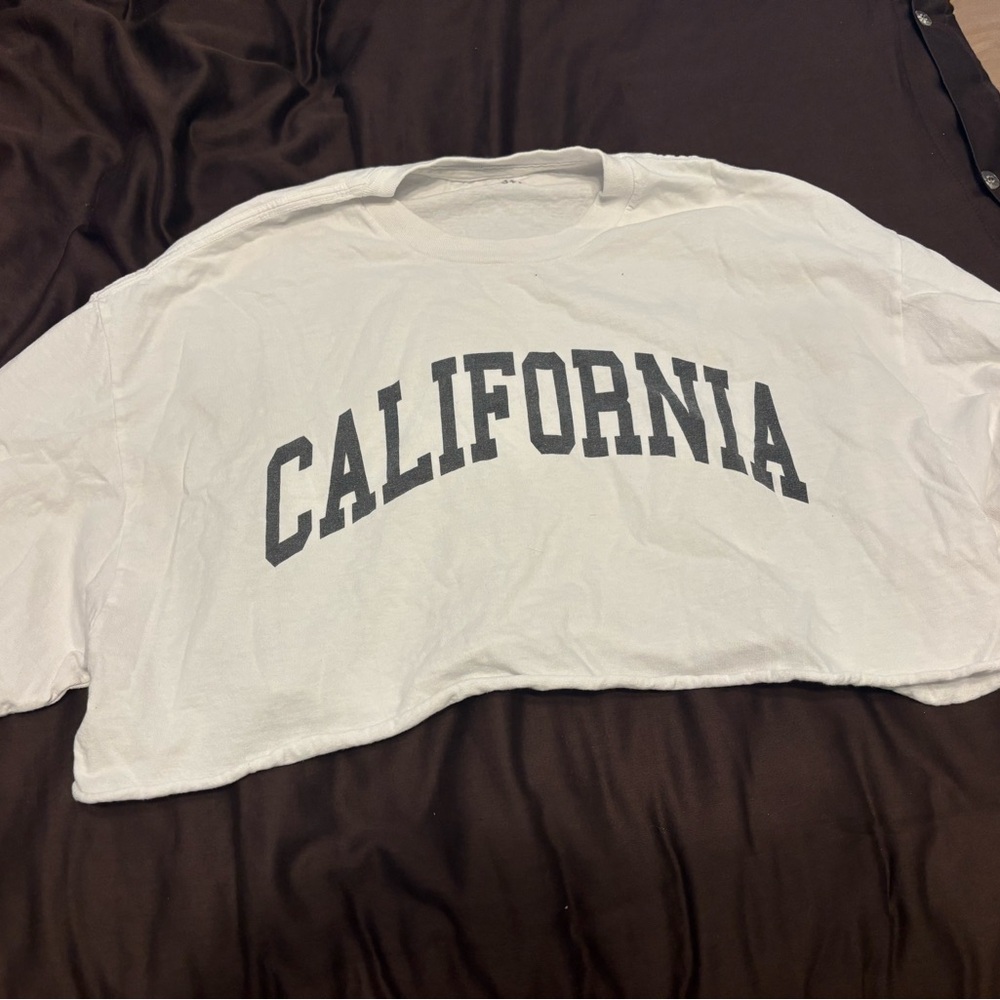 White California Graphic Women's Top